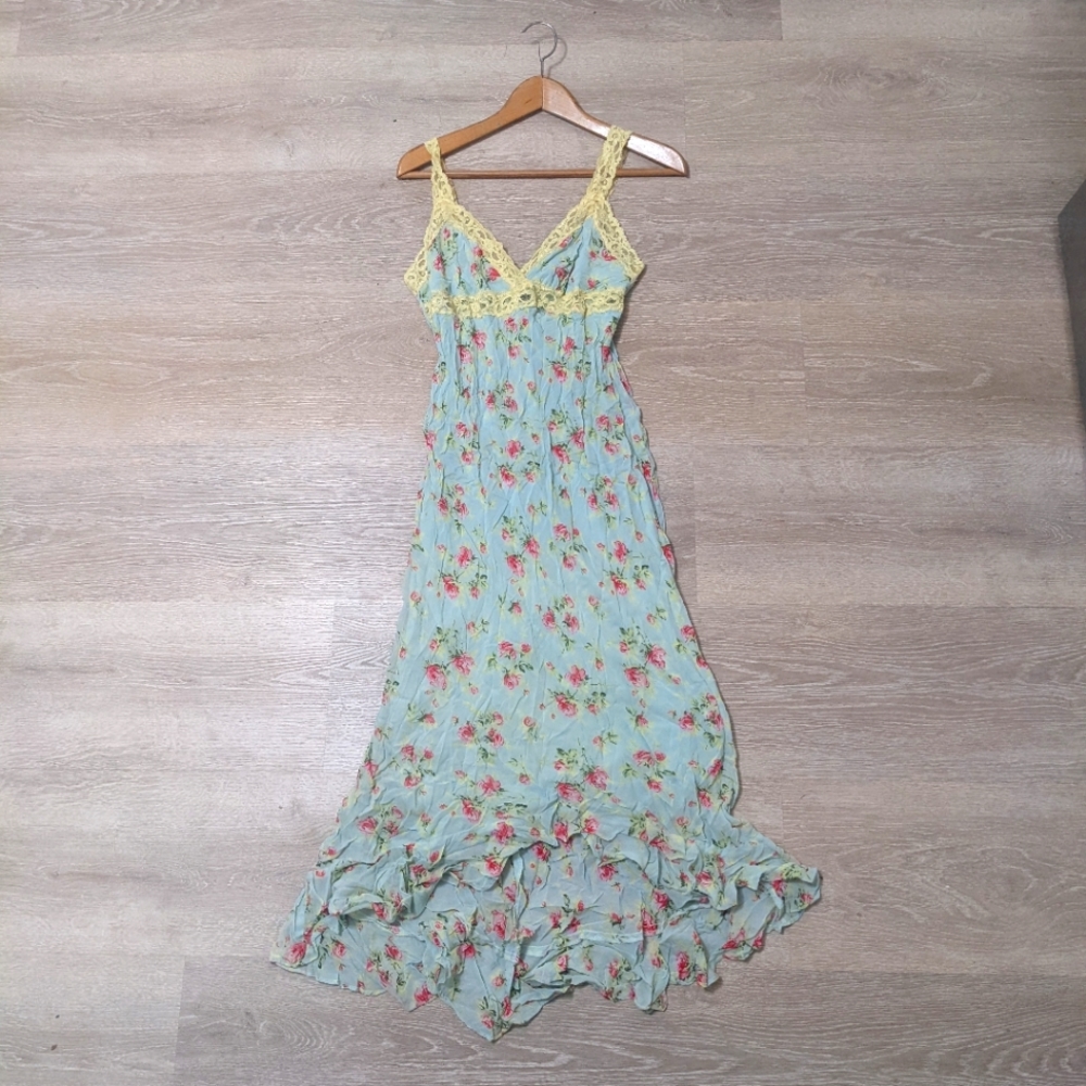 Vintage Floral Betsey John Size L Dress